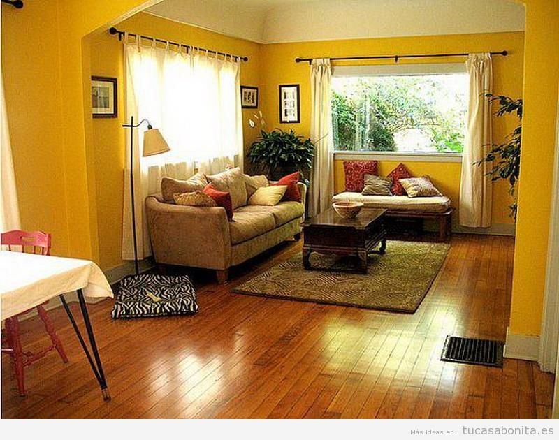 Distintos colores para pintar tu sala de estar y darle un toque