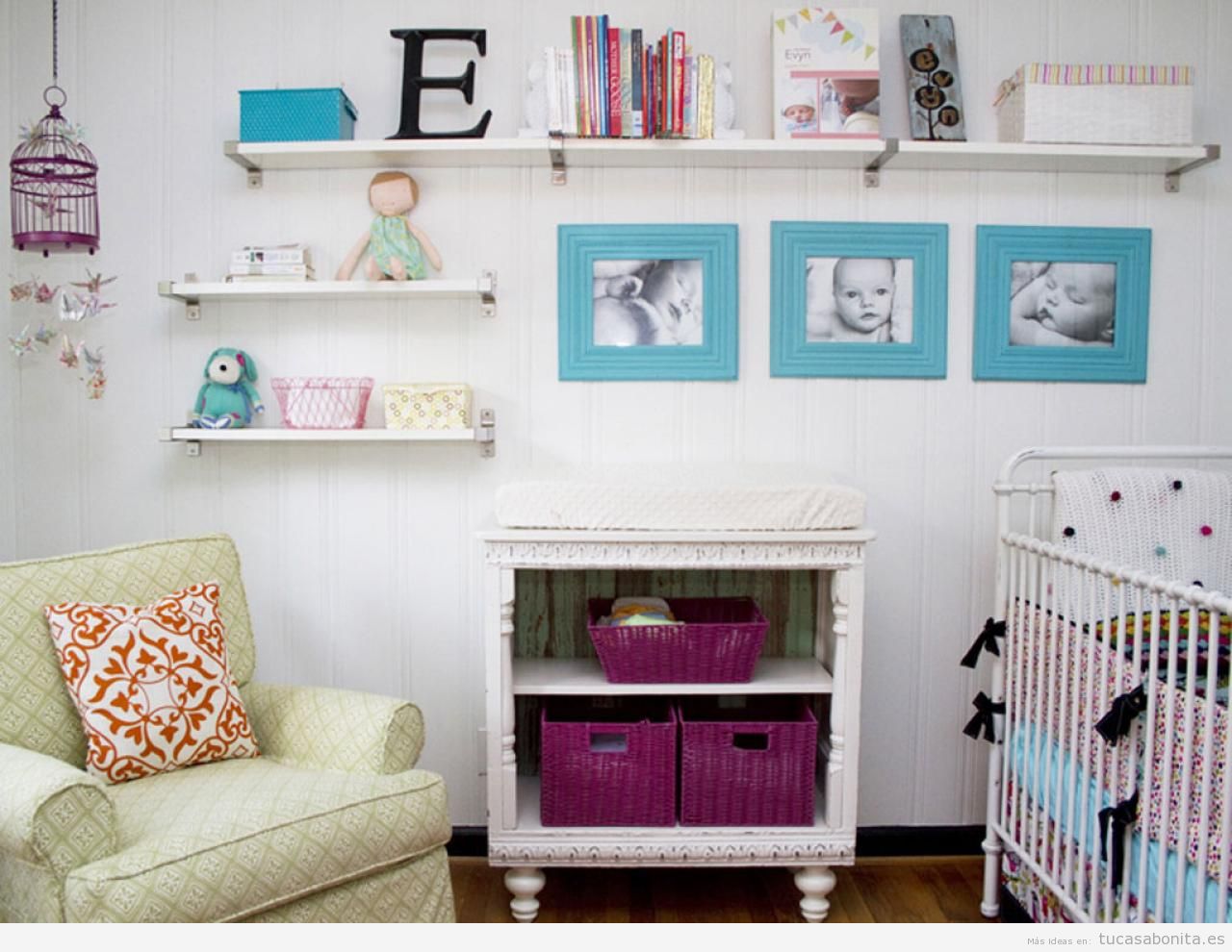 Ideas para decorar una habitación de bebé y de niño con poco dinero