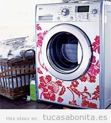 Ideas para decorar neveras y lavadoras con pegatinas o vinilos