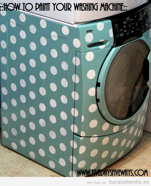 Ideas decorar lavadoras con vinilos