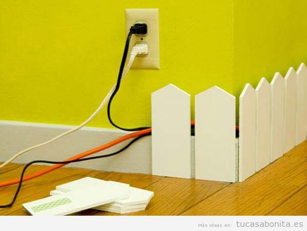 Ideas originales para esconder los cables en tu casa o piso 2
