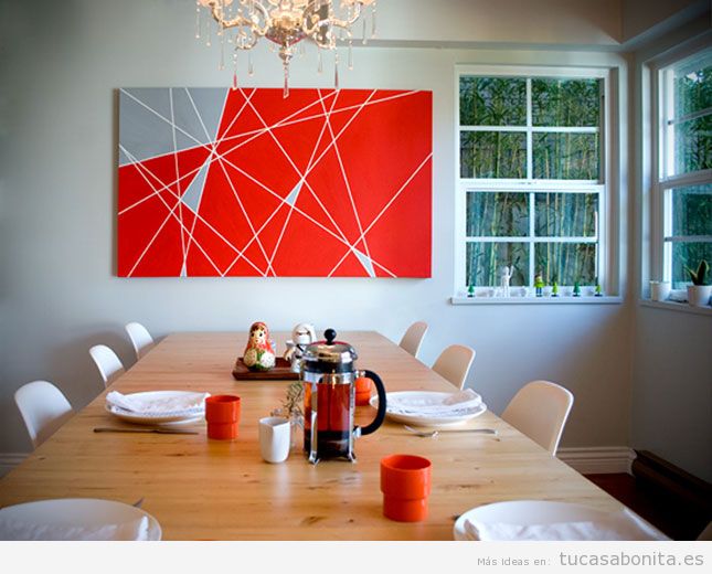 Ideas para decorar las paredes de casa con cuadros DIY 7