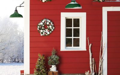 10 decoraciones bonitas y elegantes para el exterior de las casa en Navidad