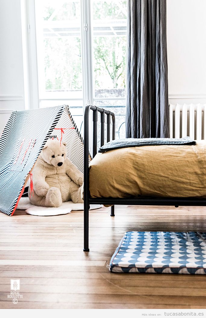 Dormitorios infantiles con un estilo vintage para tus hijos 