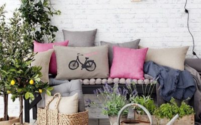 Ideas vintage para decorar tu porche y patio interior