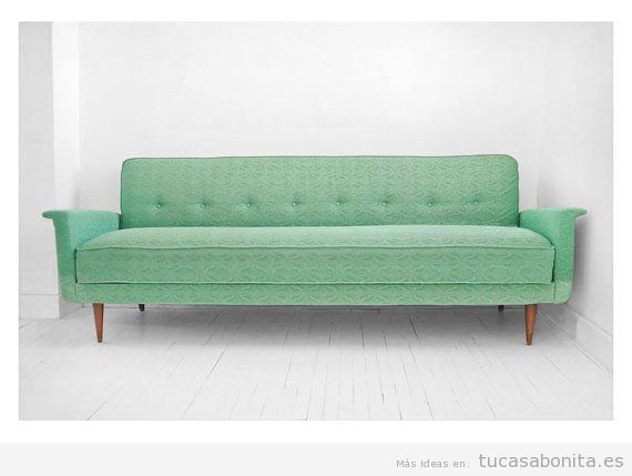 Decorar salón con sofás vintage y retro 8
