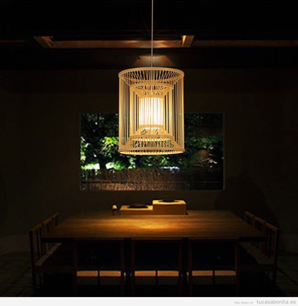 Comprar online lámparas bambú 4