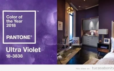 Decora tu casa con elementos Ultra Violet, el color del año de Pantone 2018