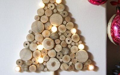 5 Árboles de Navidad DIY de madera fáciles de hacer