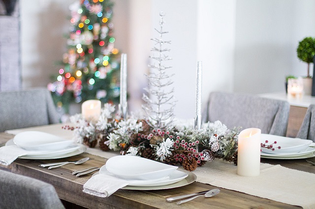 Cómo decorar la mesa para Navidad