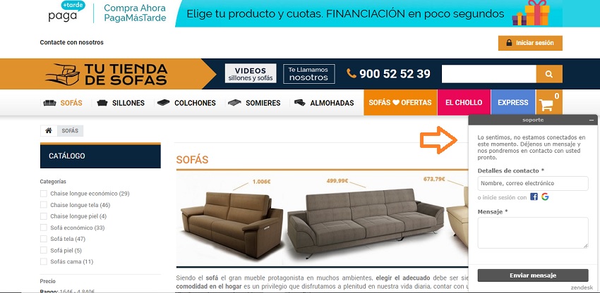 Consejos para comprar sofás online