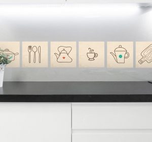 Vinilos para decorar las paredes de la cocina - Tu casa Bonita