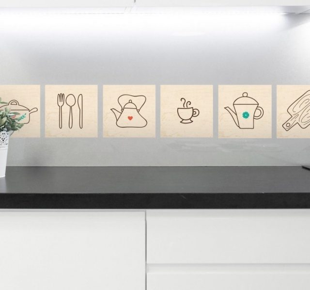 Vinilos para decorar las paredes de la cocina - Tu casa Bonita