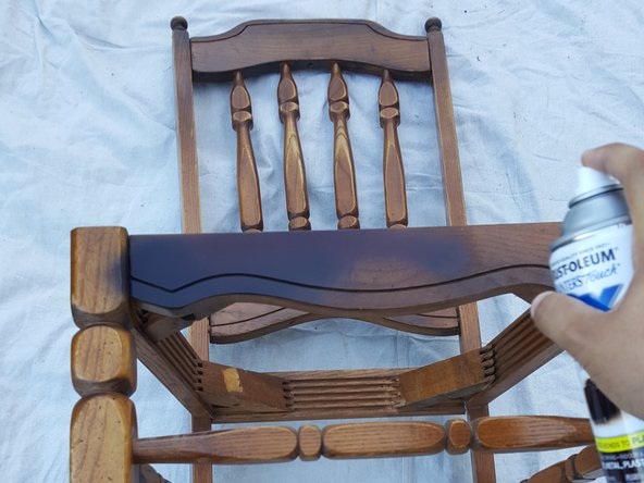 Tutotorial restaurar silla madera antigua paso 3