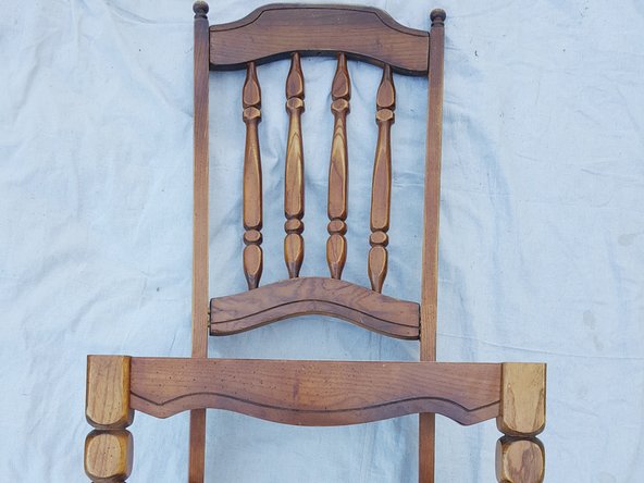 Tutotorial restaurar silla madera antigua