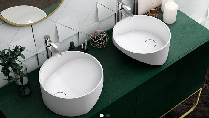 Claves para un baño moderno, lavamanos de diseño