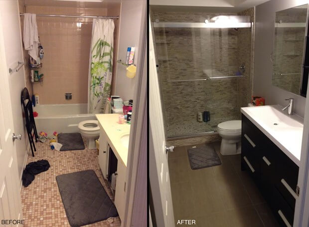 Antes y después reforma de baño 7