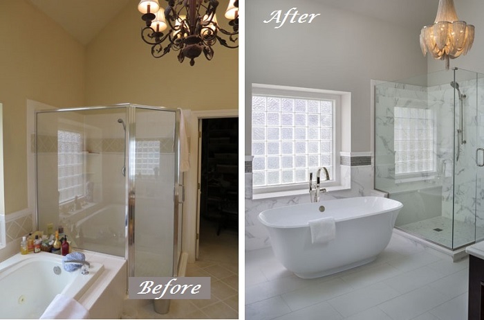 Antes y después reforma de baño 11