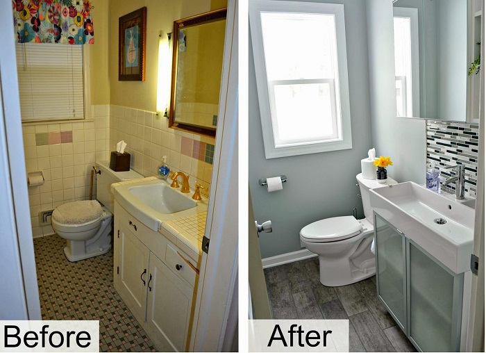Antes y después reforma de baño 8