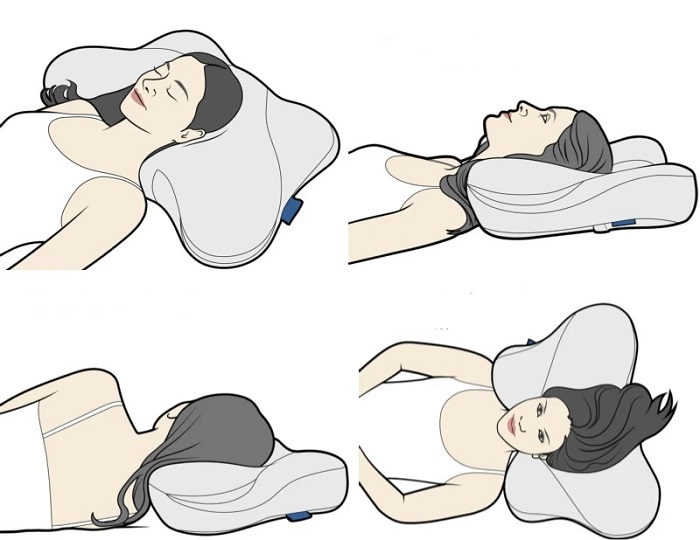 Cómo colocar almohada cervical